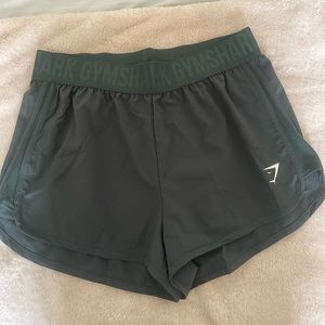 Green gymshark shorts size medium